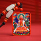 Cinnabar Blessing, Buddha's Shadow Follows, Containing Cinnabar Thangka Eight Guardian Buddha Pendant