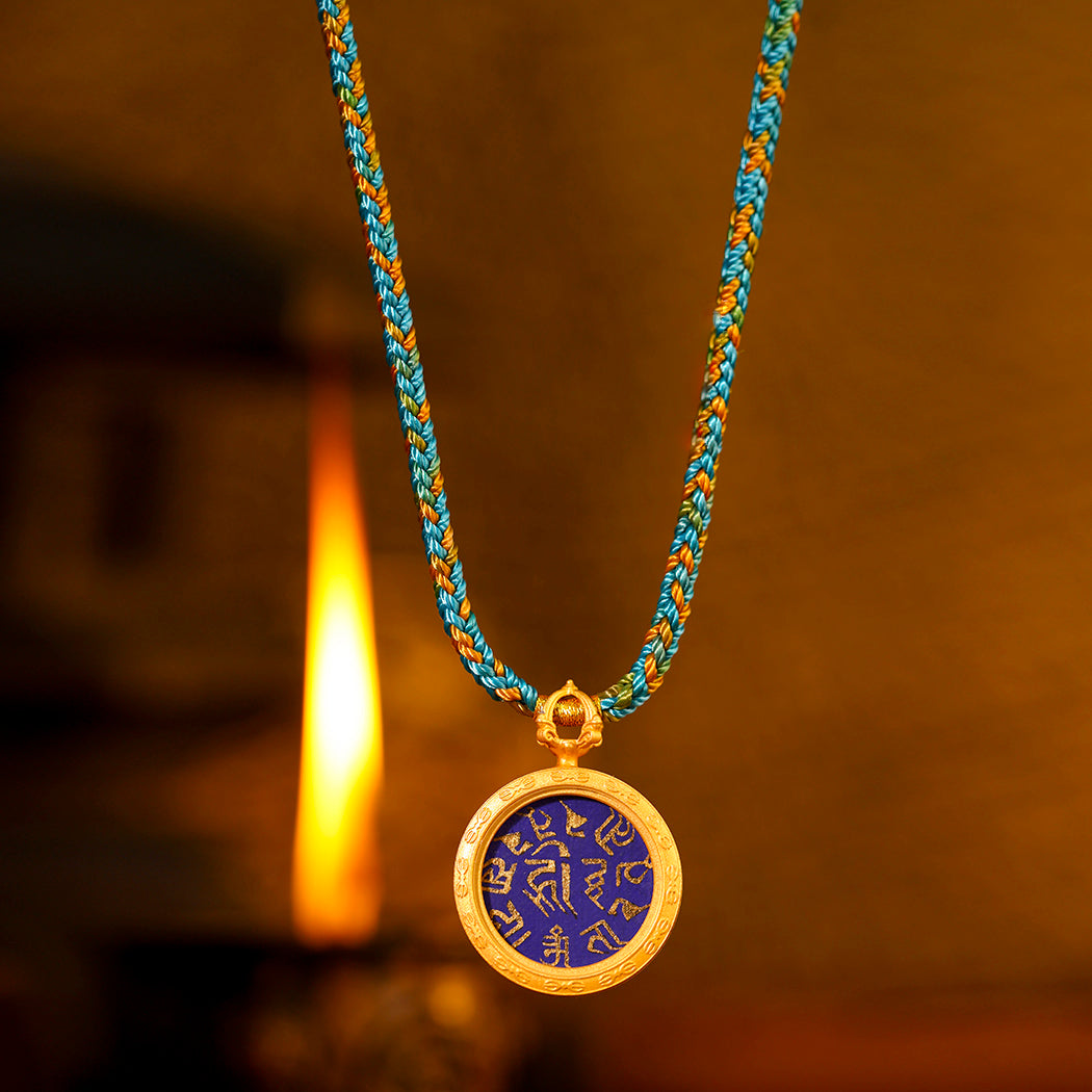 Blessing of Medicine Master, Kangtai Blessing, Medicine Master's Words Thangka Pendant