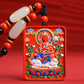 Cinnabar Blessing, Buddha's Shadow Follows, Containing Cinnabar Thangka Eight Guardian Buddha Pendant