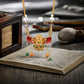 Peace and prosperity, flood of blessings 925 silver enameled gold-winged roc bird pendant