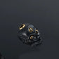 Ward off evil spirits and prevent disasters, increase happiness and longevity 925 Silver Spiked Skull Necklace Pendant