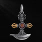 Ward off evil spirits to protect peace, good luck 925 silver products roc bird inlaid plate bead necklace pendant