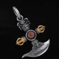 Ward off evil spirits to protect peace, good luck 925 silver products roc bird inlaid plate bead necklace pendant