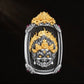 Mahakala Sterling Silver Pendant - Banish Misfortune, Summon Wealth & Blessings