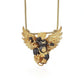 Blessing peace, career take off 925 silver products enamel color gold wing roc bird necklace pendant
