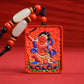 Cinnabar Blessing, Buddha's Shadow Follows, Containing Cinnabar Thangka Eight Guardian Buddha Pendant