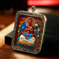 Wisdom and Virtue, Bodhisattva's Blessing, with Cinnabar Cinnabar Tangka Pushyun Manjushri Bodhisattva Lifelong Buddha Pendant