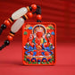 Cinnabar Blessing, Buddha's Shadow Follows, Containing Cinnabar Thangka Eight Guardian Buddha Pendant