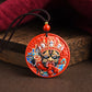 Cinnabar Blessing, Wealth and Wisdom Increase, with Cinnabar Goddess of Wealth Zakiram Pendant
