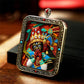 Wisdom and Virtue, Bodhisattva's Blessing, with Cinnabar Cinnabar Tangka Pushyun Manjushri Bodhisattva Lifelong Buddha Pendant