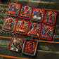 Wisdom and Virtue, Bodhisattva's Blessing, with Cinnabar Cinnabar Tangka Pushyun Manjushri Bodhisattva Lifelong Buddha Pendant