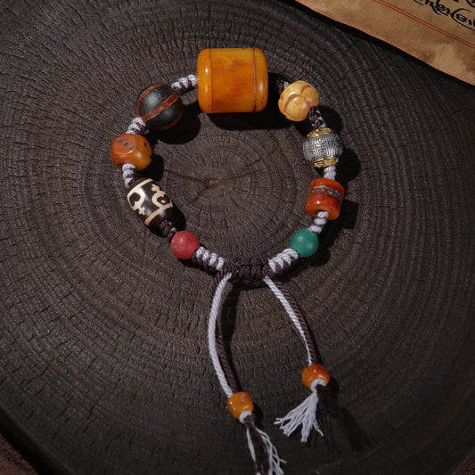 Auspicious and Peaceful Tibetan Hand Braided Rope