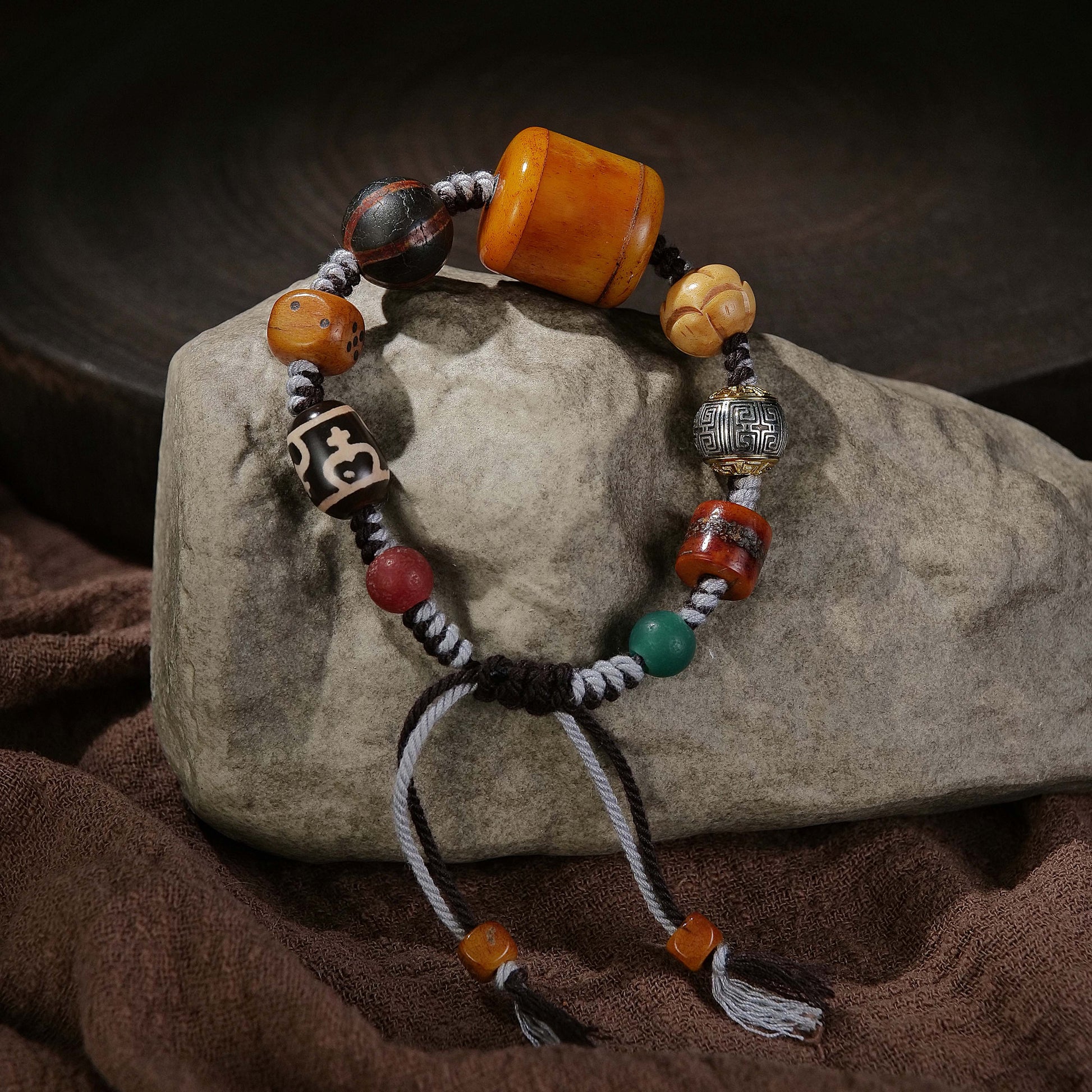 Auspicious and Peaceful Tibetan Hand Braided Rope