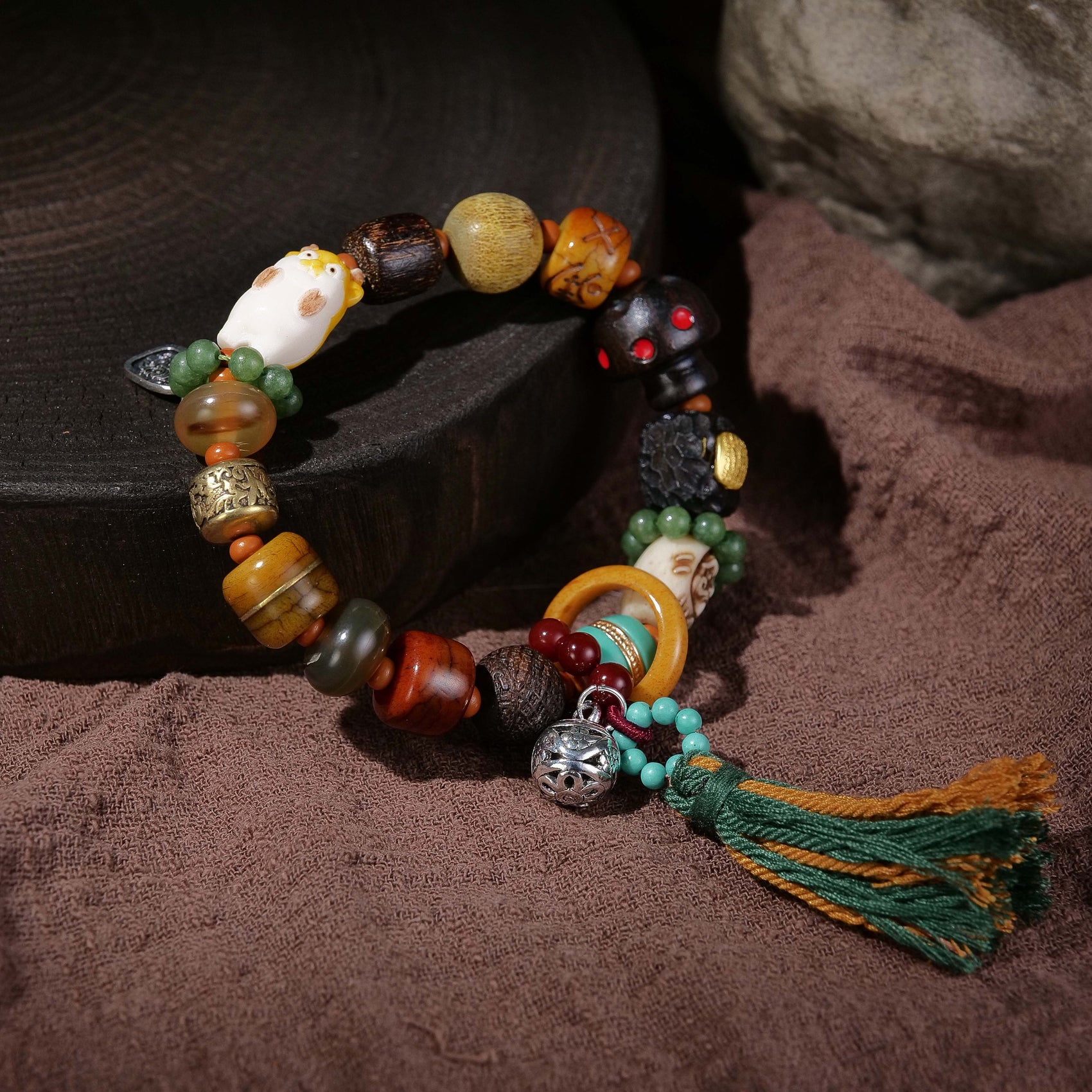 Blessed Longevity Tibetan Braided Bracelet