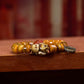 Color Charm Camel Bone Bracelet – Tibetan Mala with Ritual Amulet