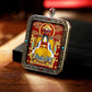 Wisdom and Virtue, Bodhisattva's Blessing, with Cinnabar Cinnabar Tangka Pushyun Manjushri Bodhisattva Lifelong Buddha Pendant