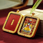 Vermilion Blessings, Constant Fortune - Traditional Thangka Talisman of Your Guardian Buddha